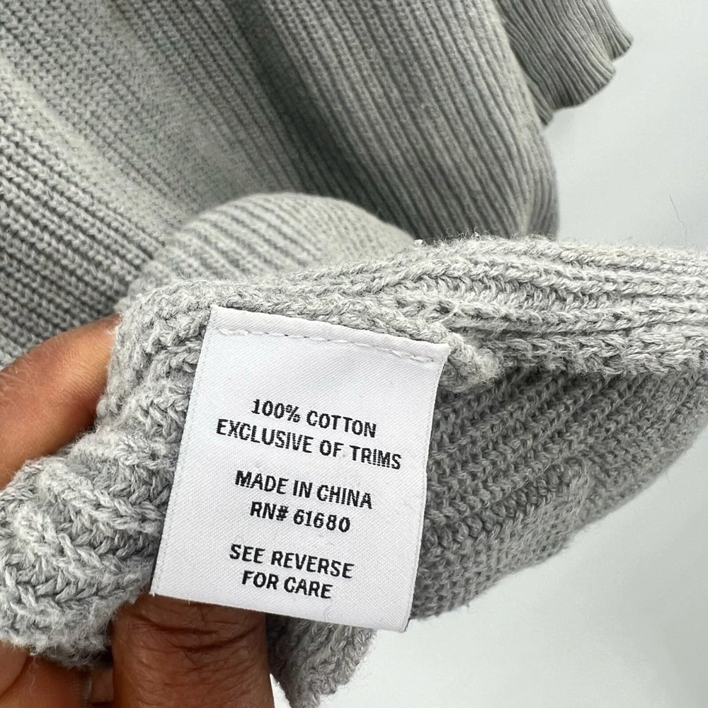 525 America grey cardigan sweater size S - Picture 8 of 8
